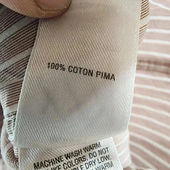 Cabela's Button Down Striped Men's Shirt XL - Picture 7 of 8